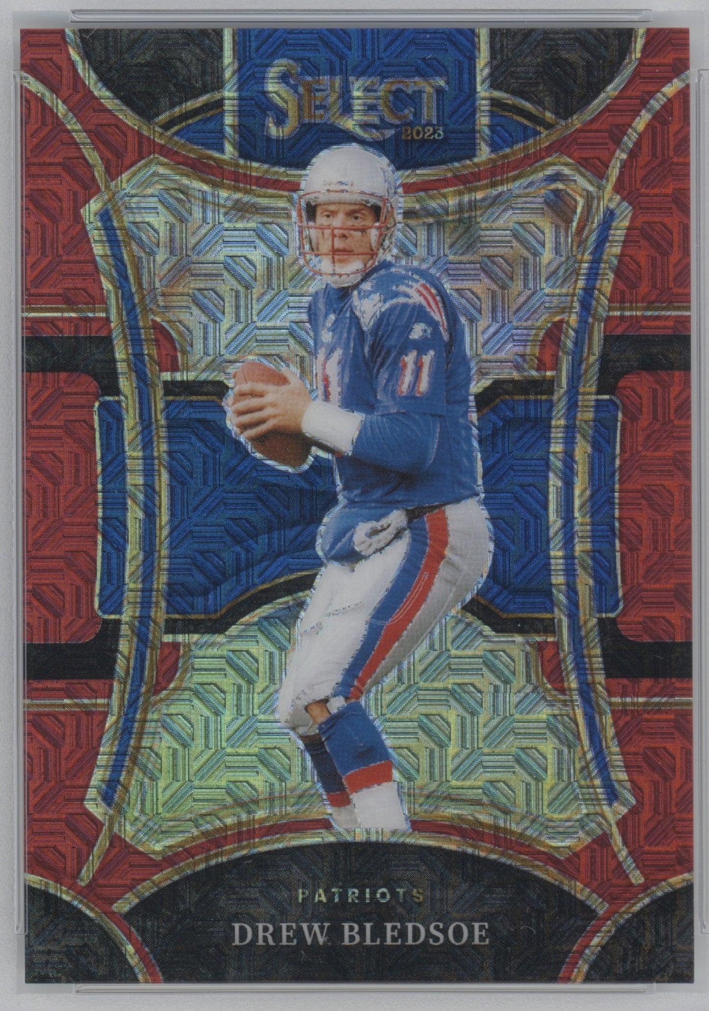 2023 Panini Select #466 Drew Bledsoe Red Prizms PSA 10 #/49