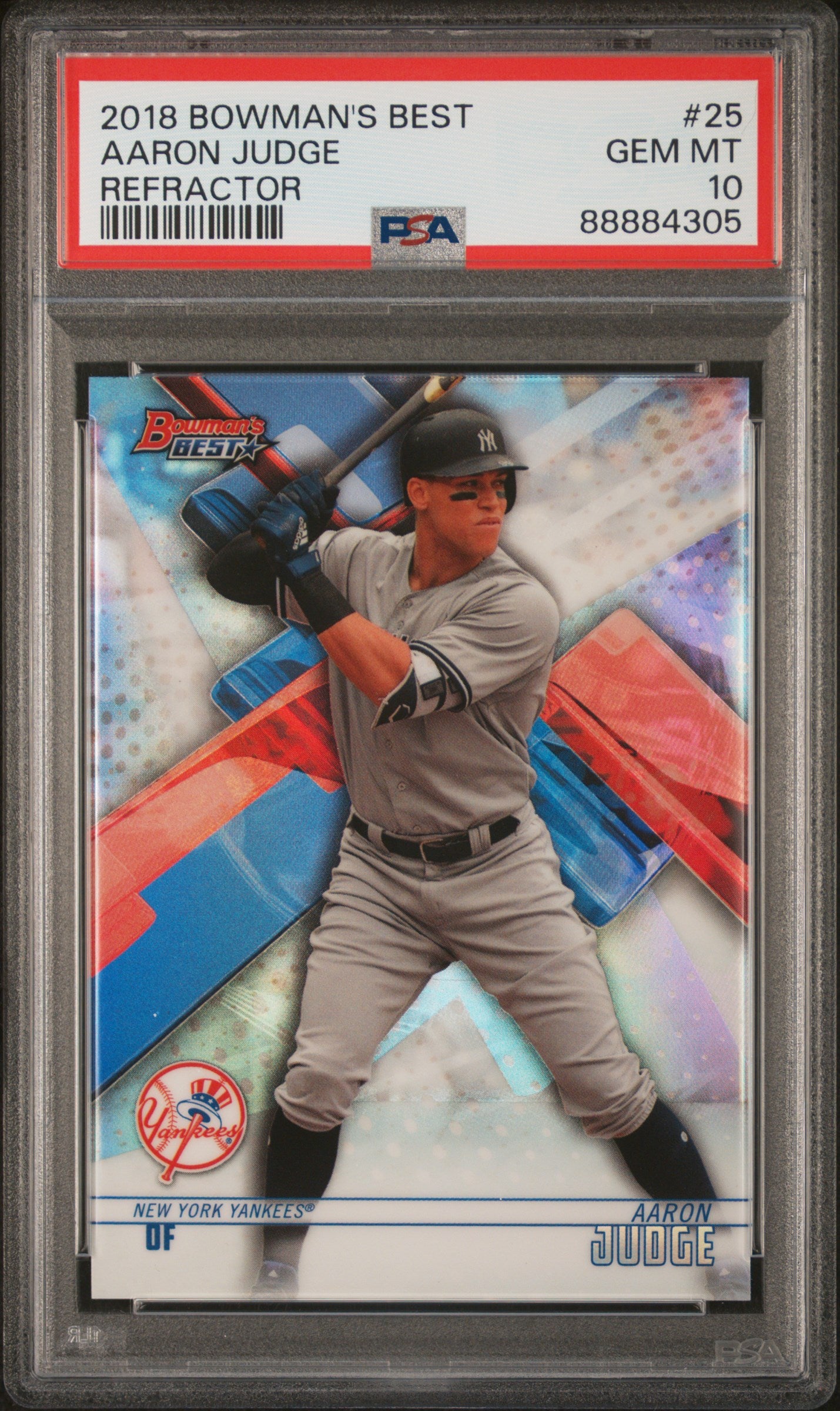 2018 Bowman'S Best #25 Aaron Judge Ref PSA 10