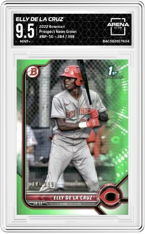 2022 Bowman #BP-50 Elly De La Cruz Prospects Neon Green Other 9.5 #/399