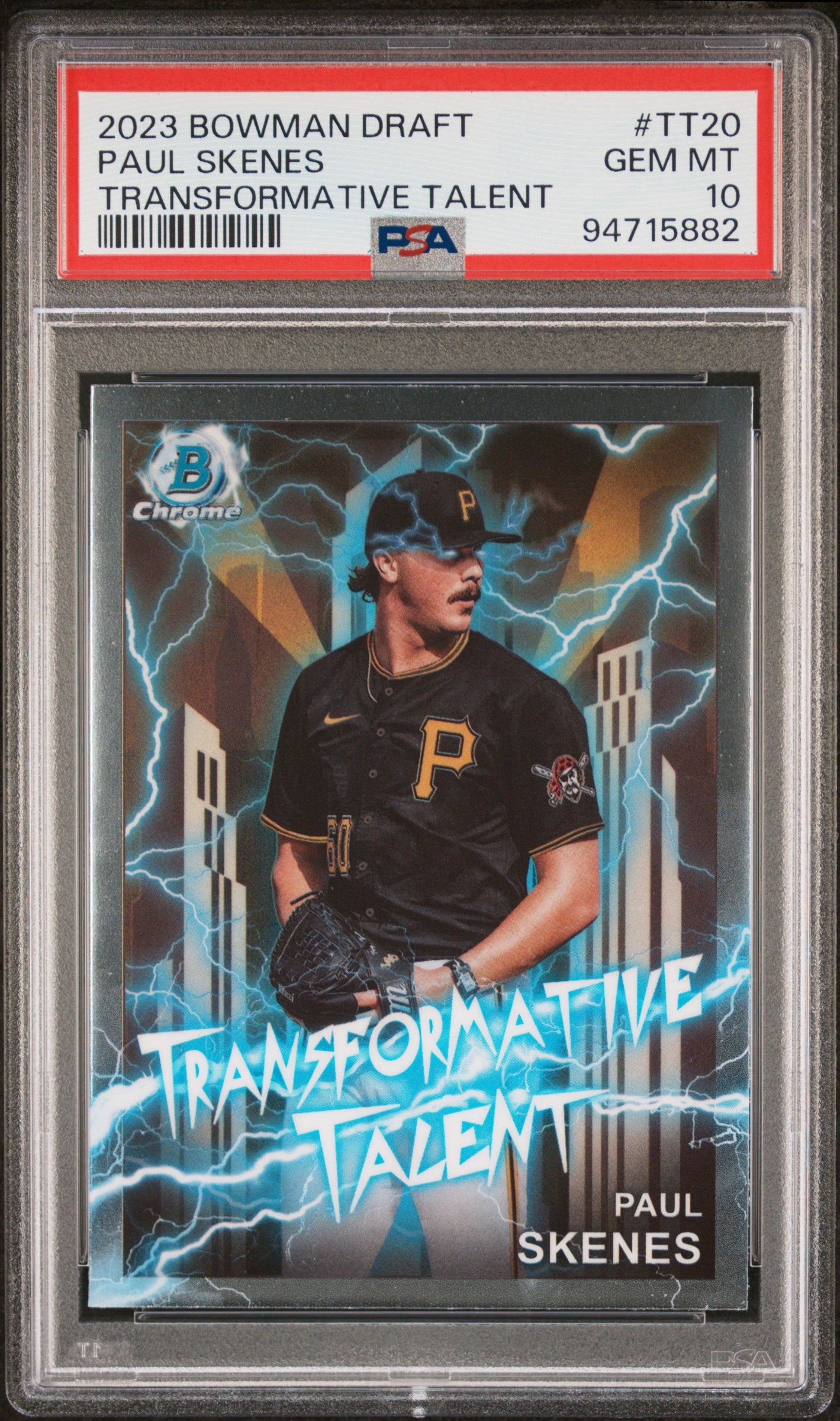 2023 Bowman Draft Transformative Talent #TT20 Paul Skenes PSA 10