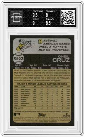 2022 Topps Heritage #ROA-OCR Oneil Cruz Real One Auto High Number