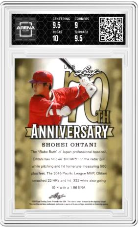 2018 Leaf Premier Rookies #PR-01 Shohei Ohtani Other 9.5