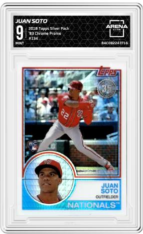 2018 Topps Update #134 Juan Soto Silver Pack Other 9