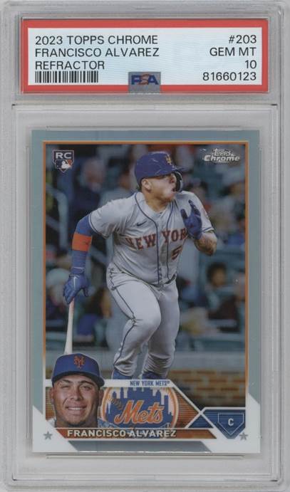 2023 Topps New York Mets #NYM-13 Francisco Alvarez 10