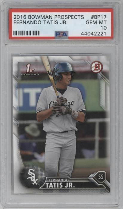 2016 Bowman #BP17 Fernando Tatis Jr. Prospects PSA 10