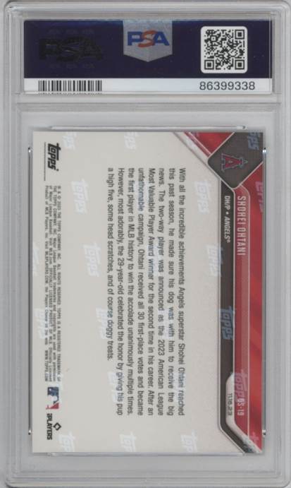 2023-24 Topps Now Off-Season #OS-19 Shohei Ohtani PSA 10