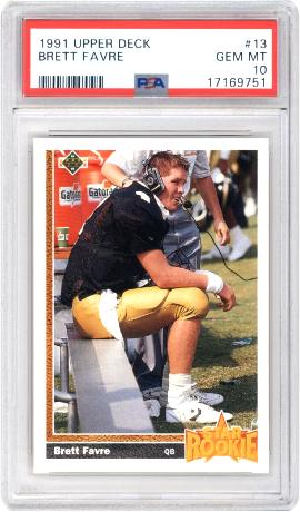 Brett Favre  #13 1991 Upper Deck Rookie