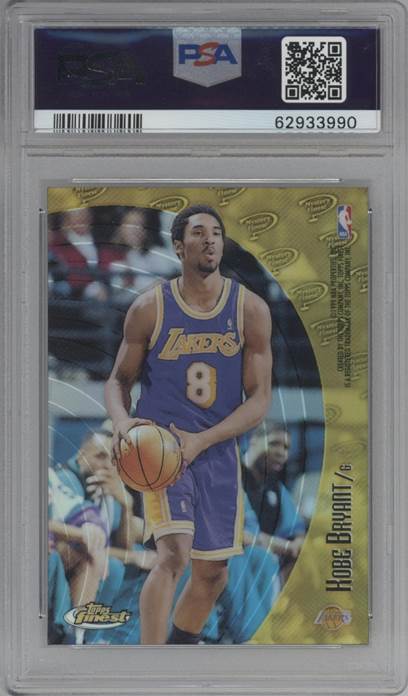 Kobe Bryant / Tim Duncan 1998-99 Finest #M38 Mystery Finest Refractors PSA 9