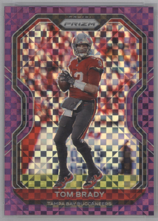 2020 Panini Prizm #255 Tom Brady Prizm Purple Power PSA 9 #/49