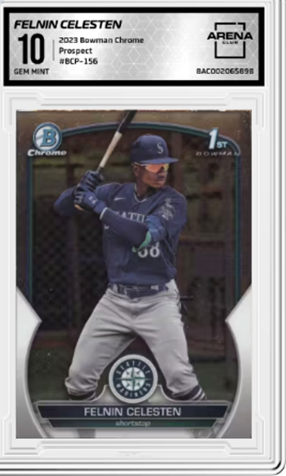 2023 Bowman Chrome - Prospects #BCP-156 Felnin Celesten Rookie Card Baseball